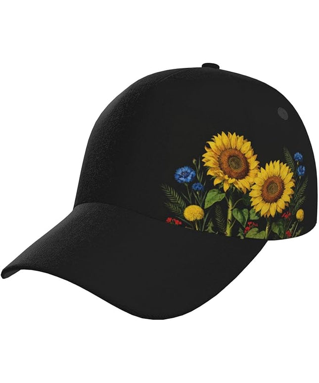 St. Patrick's Day Baseball Cap for Men Women Flower Print Sport Outdoor Travel Trucker Hat Sun Protection Dad Hats