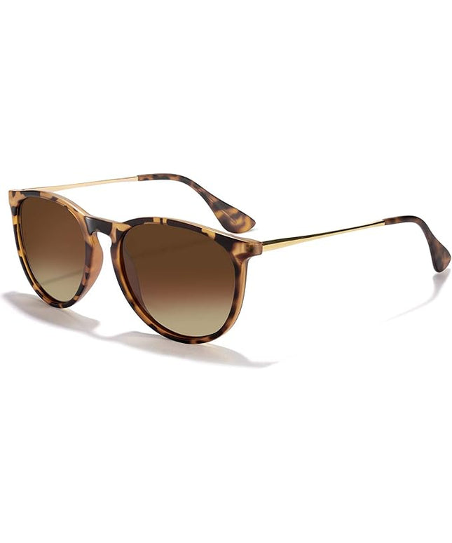 CHBP Polarized Sunglasses for Women Men - Trendy 2025 Vintage Classic Retro Round Mirrored Lens Designer Style