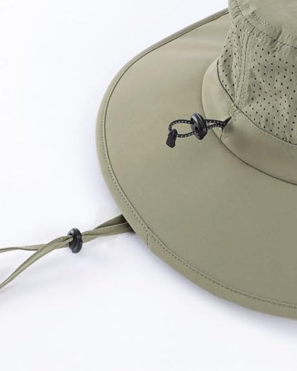 Home Prefer UPF 50+ Sun Hats for Men Women Foldable Wide Brim Fishing Hat Quick Dry Summer Outdoor Garden Safari Bucket Hat