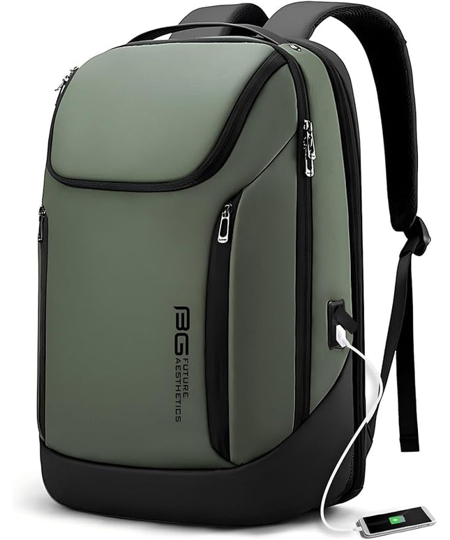 BANGE Business Smart Backpack Waterproof fit 15.6 Inch Laptop Backpack with USB Charging Port,Travel Durable Backpack