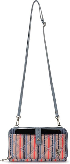 Sakroots Artist Circle Smartphone Crossbody in Coated Canvas, Detachable Wristlet Strap