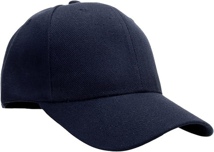 Falari Wholesale Bulk Lot 12-Pack Baseball Cap Adjustable Size Plain Blank Solid Color