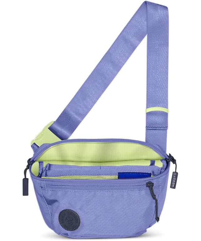 Baboon to the Moon Fanny Pack Full Size 3L Water Repellent Waist Bag Crossbody Belt Bag Lightweight Travel Everyday Bag for Men Women, Mystic Violet