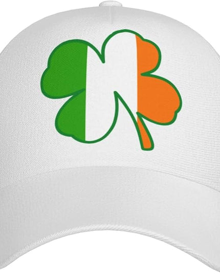 St. Patrick's Day Baseball Cap, Irish Green Clover Trucker Hat for Men Women, Fashion Adjustable Sun Visor Dad Hat