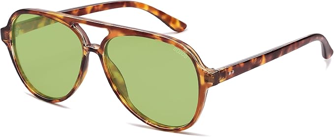 SOJOS Classic Polarized Aviator Sunglasses for Women Men, Retro Trendy Aviators Shades SJ2201