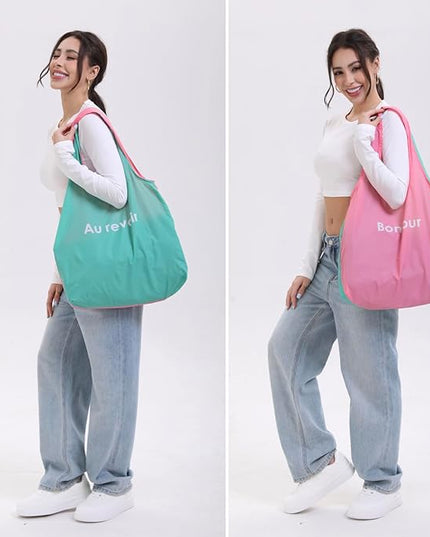 Compact Reusable Grocery Tote Bag – Lightweight, Foldable & Packable Shopping Bag for Travel