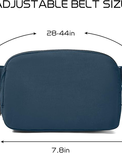 Belt Bag for Women Fanny Pack Crossbody Bags for Women Fashion Waist Packs with Adjustable Strap Gifts for Women Men (Navy)