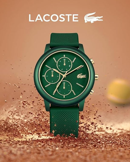 Lacoste 12.12 Move Men's Multifunction Watch – 42mm Aluminum Case, Day/Date/24-Hour Subdials, Contemporary, Sporty - Premium Fashion Timepiece - Gift for Him