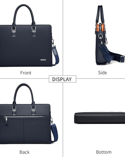 FSD.WG]Business Bag Leather Briefcase Shoulder Laptop Business Bag for Men