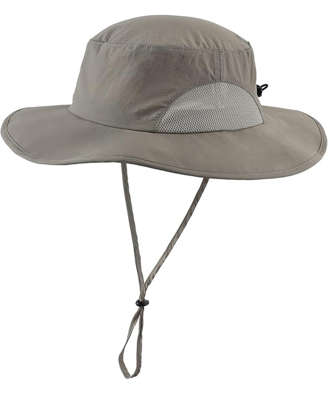 Home Prefer UPF50+ Mens Sun Hat Wide Brim Fishing Hat for Men UV Protection Womens Beach Bucket Hat for Golf Hiking Gardening