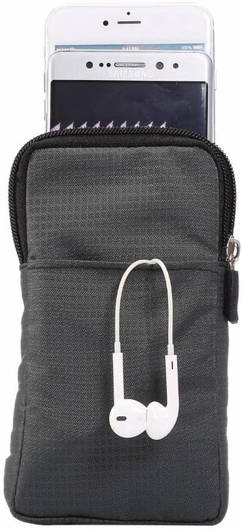 Universal Crossbody Cell Phone Purse Waist Pack Bag for Outdoor Sports Moblie Phone Carrying Cases Shoulder Belt Bag Pouch for iPhone 7 6/6S Plus Samsung Galaxy Phones Under 6.0'' from WaitingU