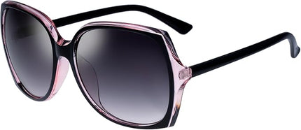 The Fresh Women's Oversized Square Jackie O Cat Eye Hybrid Butterfly Fashion Sunglasses - Exquisite Packaging