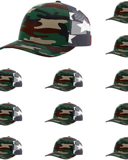 Richardson 112 Classic Six-Panel Adjustable Snapback Trucker Cap | Bulk Packs Available