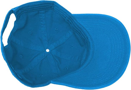Glory Max 100% Cotton Baseball Cap Classic Plain Low Profile Golf Dad Hat Buckle Adjustable
