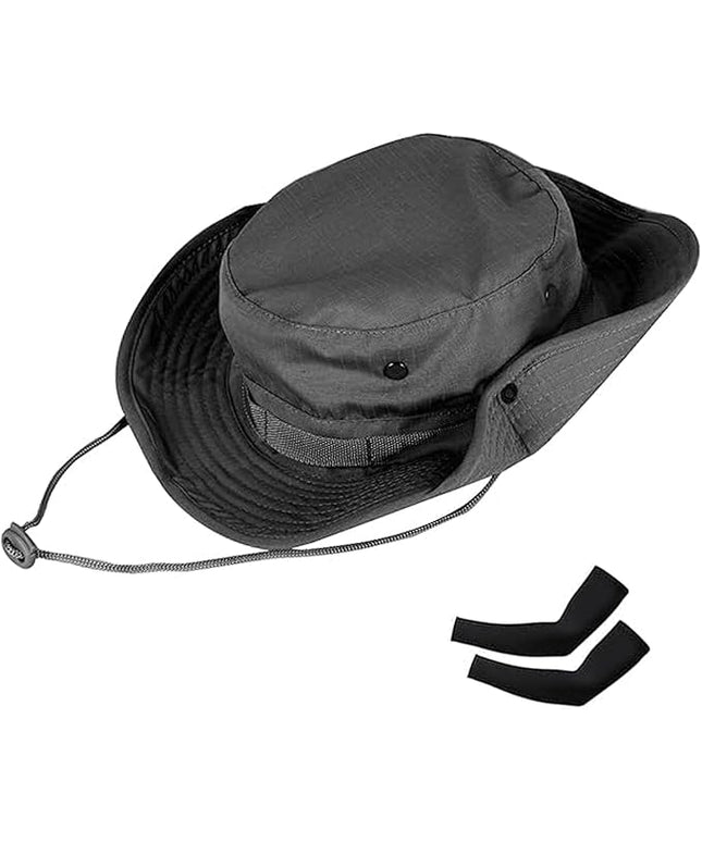 Sun Hats for Men Women Bucket Hat UPF 50+ Boonie Hat Foldable UV Protection Hiking Beach Fishing Summer Safari