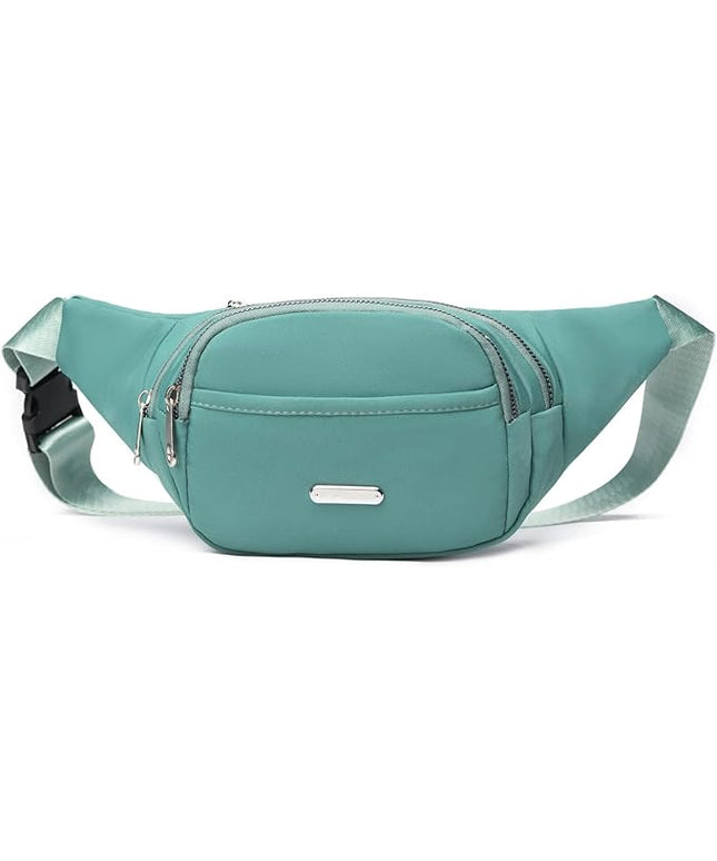 DAITET Crossbody Fanny Pack for Men&Women,Large Waist Bag & Hip Bum Bag with Adjustable Strap for Outdoors Workout Traveling Casual Running Hiking Cycling