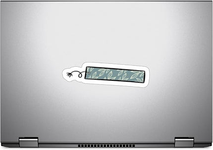 (1PC) Bookmark Flower Reading Books Sticker for Phone Tablet Laptop Car Truck Window | 5" Sticker