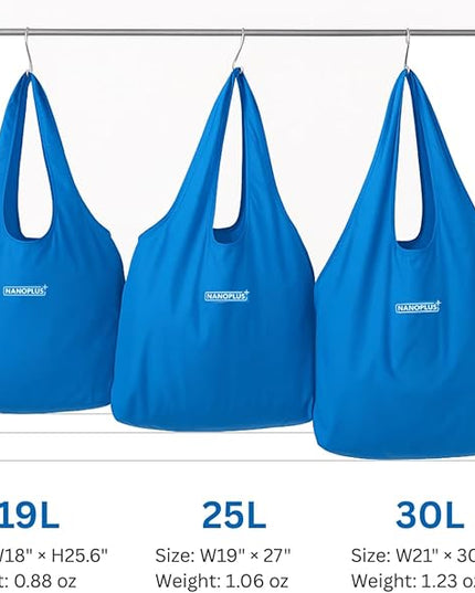 Compact Reusable Grocery Tote Bag – Lightweight, Foldable & Packable Shopping Bag for Travel