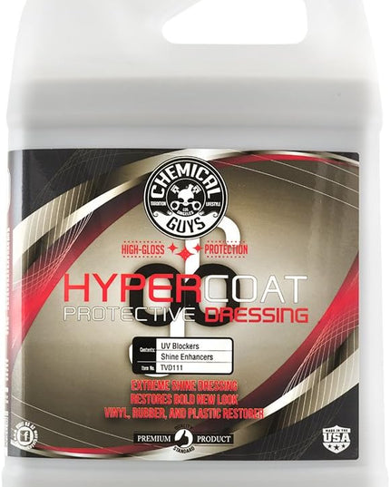 Chemical Guys TVD111 G6 HyperCoat High Gloss Coating Protectant Sprayable Dressing (Works on Vinyl, Rubber, Plastic, Tires and Trim) Safe for Cars, Trucks, Motorcycles, RVs & More, 128 fl oz (1 Gal)