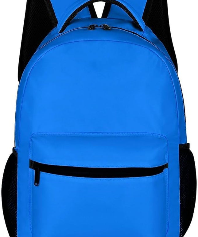 Fashion Electric Blue Backpack Lightweight Large Capacity Laptop Daybag for Travel Work