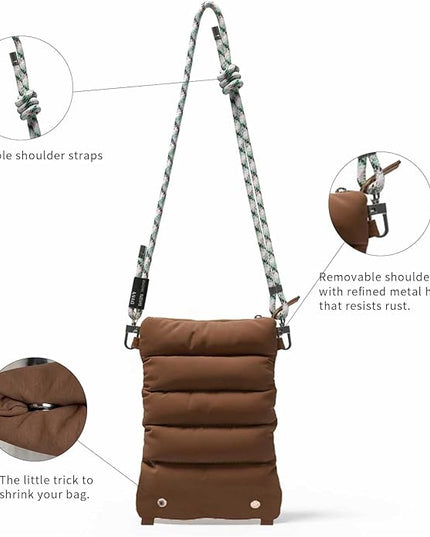 ACUARIO Crossbody Bag for Women, Tote Bag Purse for Work, Travel, Gym – Small Shoulder Bag, Stylish Women’s Tote Handbag