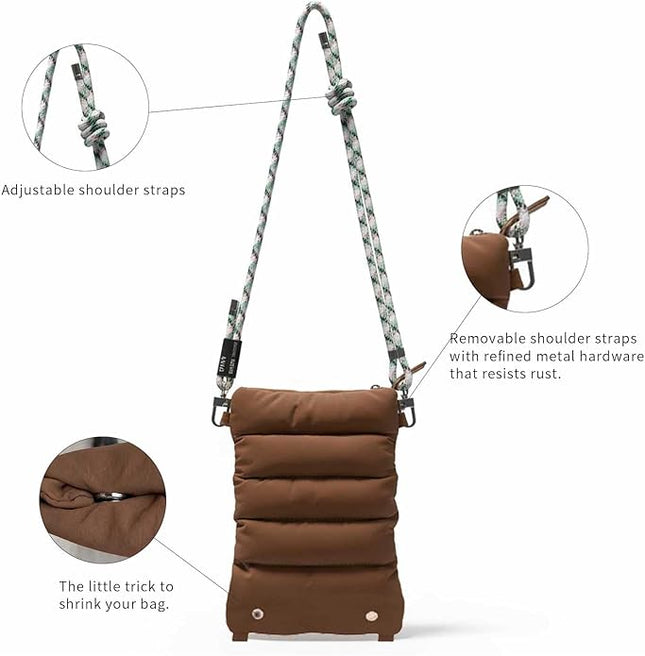 ACUARIO Crossbody Bag for Women, Tote Bag Purse for Work, Travel, Gym – Small Shoulder Bag, Stylish Women’s Tote Handbag