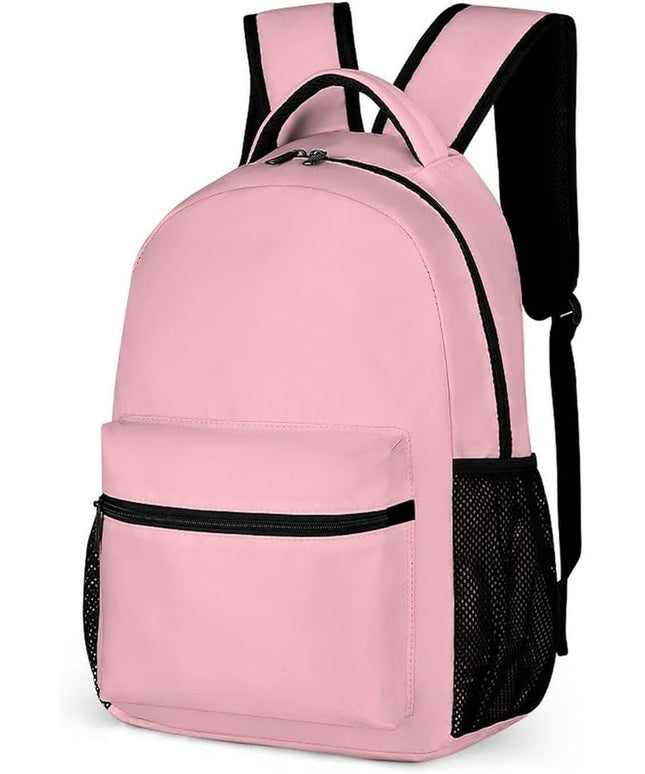 Fashion Pink Backpack Lightweight Large Capacity Laptop Daybag for Travel Work