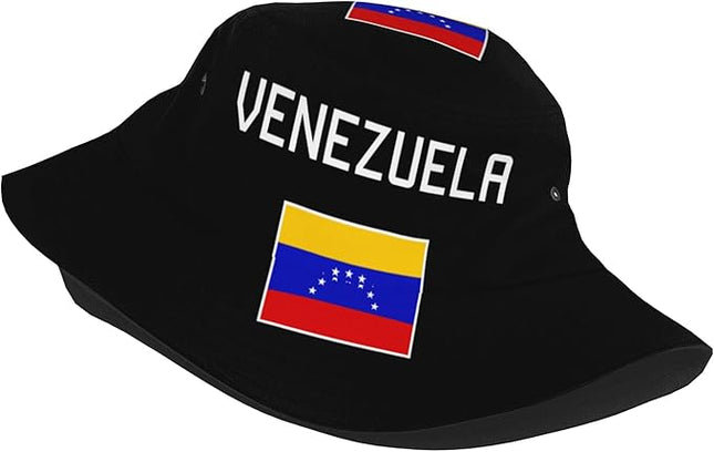 Funny Flag Bucket Hat for Men Women, Fisherman Hats Packable Fashion Sun Cap for Travel Outdoor Beach Boys Girls