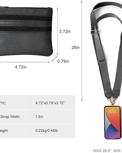 Cell Phone Strap Crossbody Universal Phone Lanyard Adjustable Strap Compatible with Most Smartphones Aztech
