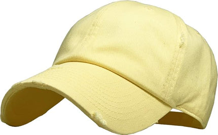KBETHOS Vintage Washed Distressed Cotton Dad Hat Baseball Cap Adjustable Polo Trucker Unisex Style Headwear