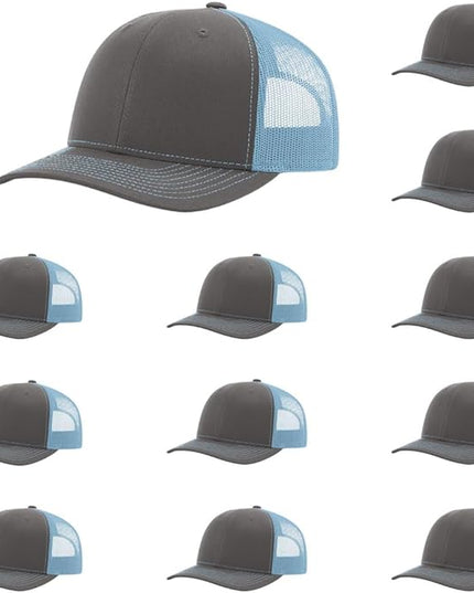 Richardson 112 Classic Six-Panel Adjustable Snapback Trucker Cap | Bulk Packs Available