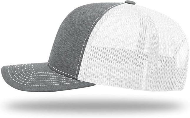 Richardson 112 Classic Six-Panel Adjustable Snapback Trucker Cap | Bulk Packs Available