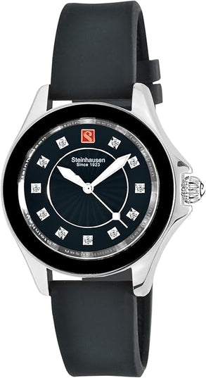 Steinhausen Arbon Collection Stainless Steel Silicone Interchangable Band Women's Watch