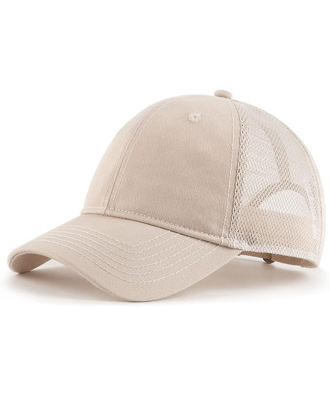 Zylioo XL XXL Oversize Baseball Cap, 100% Cotton Adjustable Dad Hat for Big Heads 23.5"-25.5", Soft Crown Large Size Cap