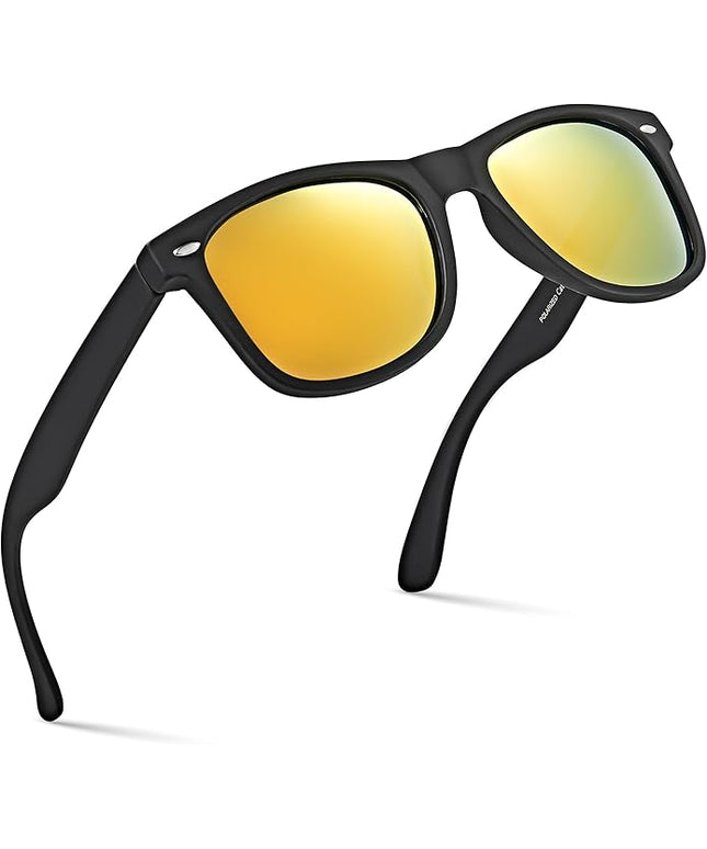 Retro Rewind Polarized Sunglasses for Men and Women - UV Protection Classic Sun Glasses