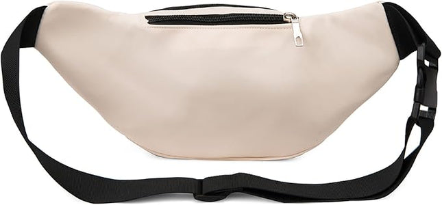 DAITET Crossbody Fanny Pack for Men&Women,Large Waist Bag & Hip Bum Bag with Adjustable Strap for Outdoors Workout Traveling Casual Running Hiking Cycling
