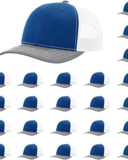 Richardson 112 Classic Six-Panel Adjustable Snapback Trucker Cap | Bulk Packs Available