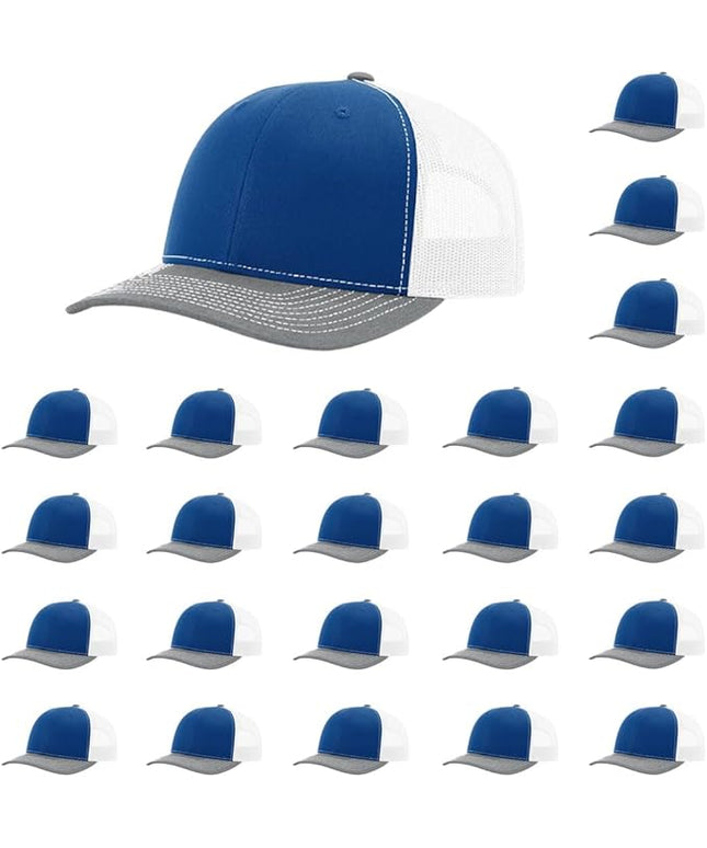 Richardson 112 Classic Six-Panel Adjustable Snapback Trucker Cap | Bulk Packs Available
