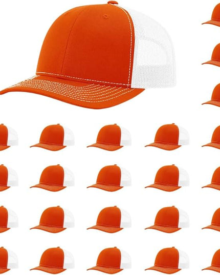 Richardson 112 Classic Six-Panel Adjustable Snapback Trucker Cap | Bulk Packs Available