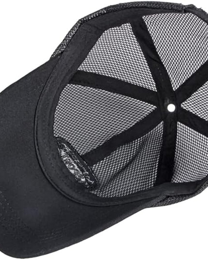 FASHIXD Mesh Baseball Cap for Men Women Summer Breathable Trucker Hats Running Hats Outdoor Sports Quick Dry Hat