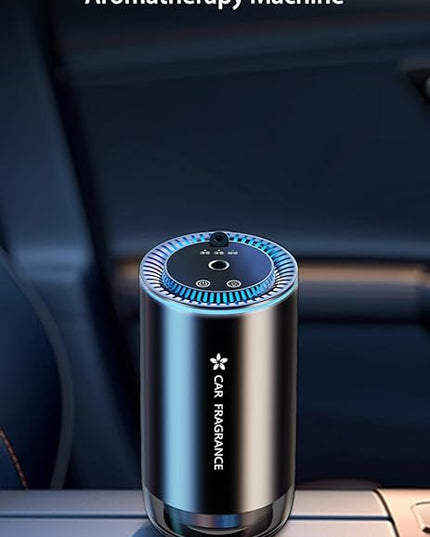 Smart car Aroma Diffuser car Essential Oil Diffuser, with Three Mist Settings and Seven LED Light Colors, Automatic on/Off, Starry Sky Projection
