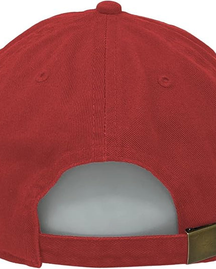 Glory Max 100% Cotton Baseball Cap Classic Plain Low Profile Golf Dad Hat Buckle Adjustable