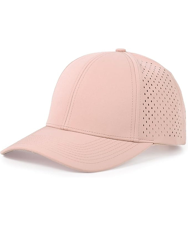 kozinu Quick Dry Baseball Cap Curved Brim Snapback Hat Laser Cut Mesh Ball Cap Golf Ball Cap for Men Women