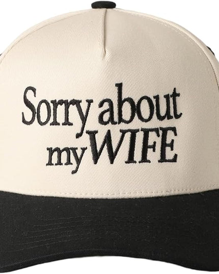 MIRMARU Two-Tone Vintage Canvas Trucker Hats for Men & Women, Adjustable Size Baseball Caps with Trendy Embroidered Design