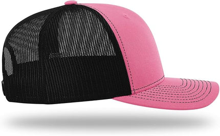 Richardson 112 Trucker Hat - Premium Adjustable Snapback Hat - Structured Six Panel Richardson Blank Caps