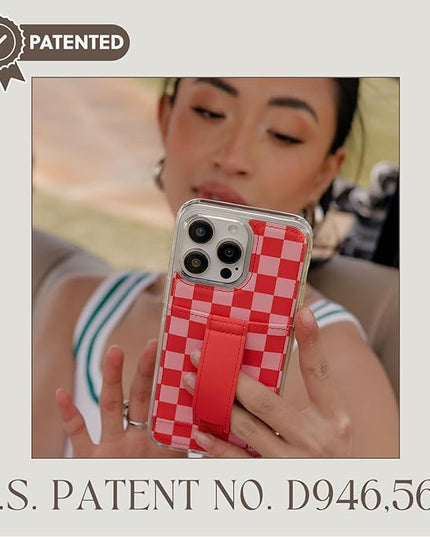Walli Cases for iPhone 17 Case Aesthetic Wallet Phone Case Card Holder, Securely Holds up to 2 Cards - Cute, Trendy Phone Cover for Women, fits iPhone 17, with Kickstand & Finger Strap