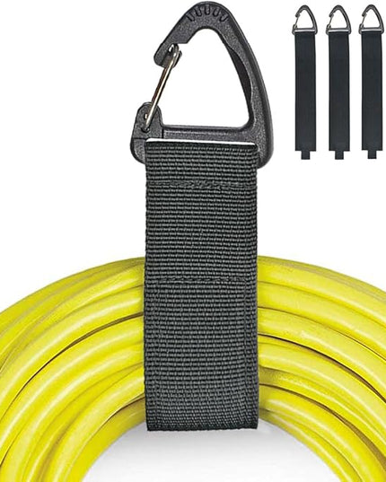 Extension Cord Holder Organizer(4 Pack XL), Hose Hanger for Garage Organization and Storage, 16-Inch Heavy Duty Storage Straps, Garage Gadgets for Men