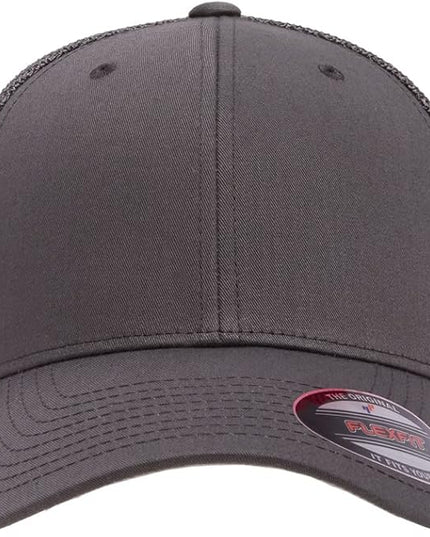 Flexfit 6511 Fitted Mid-Profile Stretchable Mesh Panels Trucker Cap | Bulk Pack Available