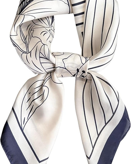 Neck Scarf For Womens Silky Head Scarves Hair Bandanas Square Scarf Fashion Accessories lightweight