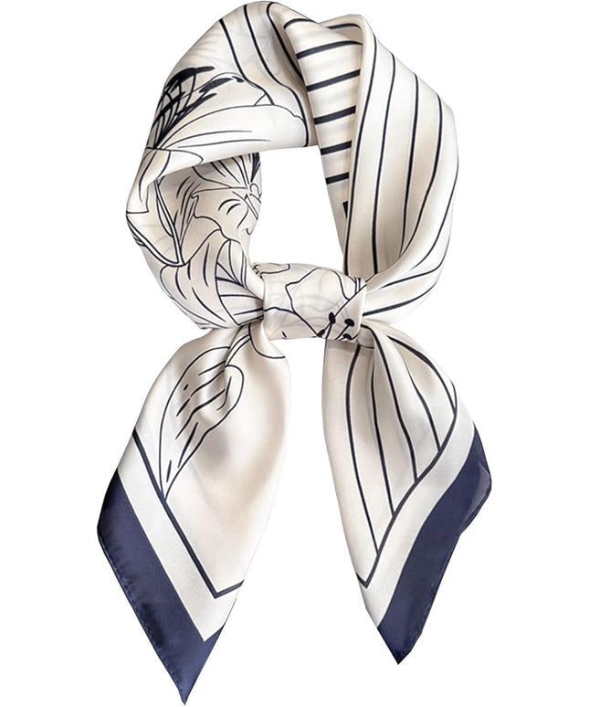 Neck Scarf For Womens Silky Head Scarves Hair Bandanas Square Scarf Fashion Accessories lightweight